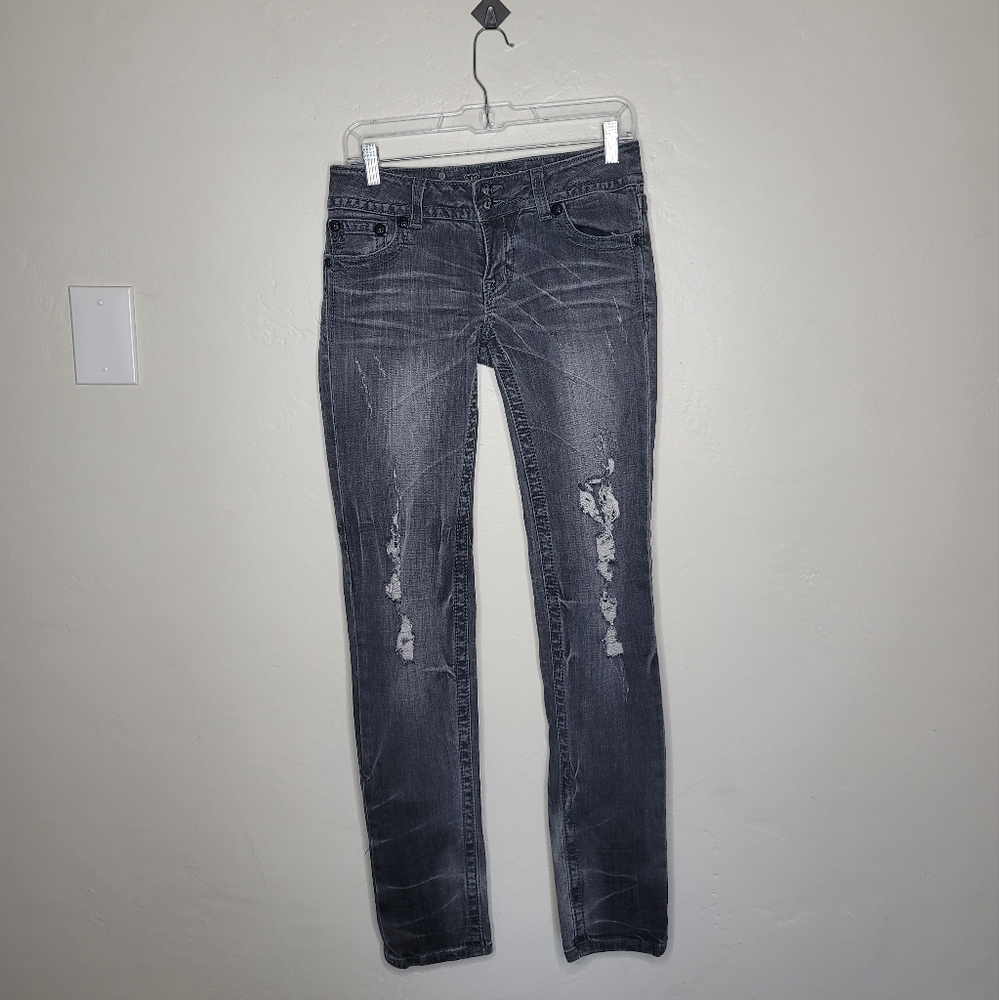Miss me skinny distressed jeans